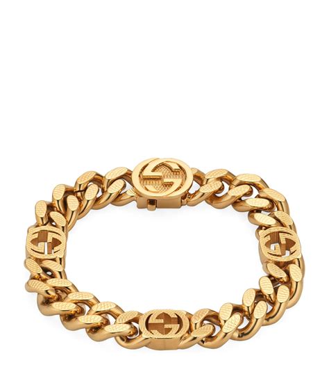 gucci gold braclet|Gucci gold bracelet price.